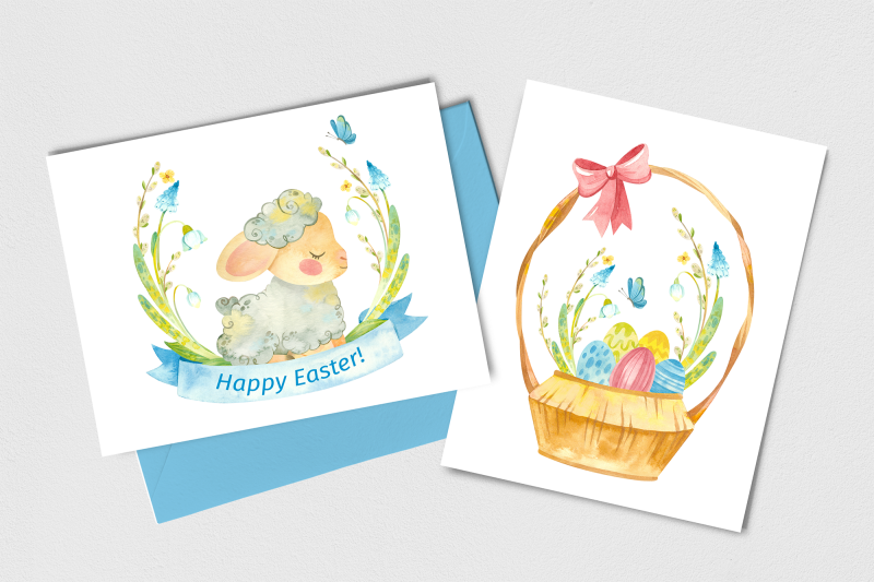 easter-cards-cute-sheep-and-spring-flowers-watercolor-clipart