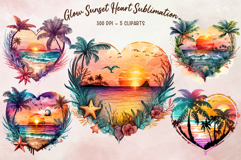 glow-sunset-heart-sublimation