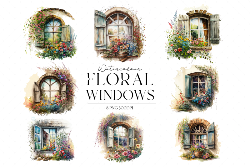 colourful-watercolour-floral-windows-nbsp-png