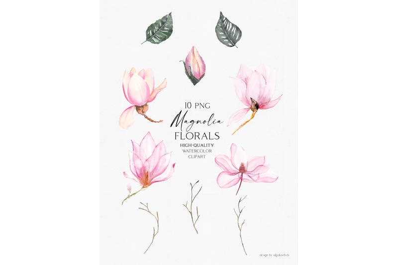 magnolia-blossom-watercolor-set