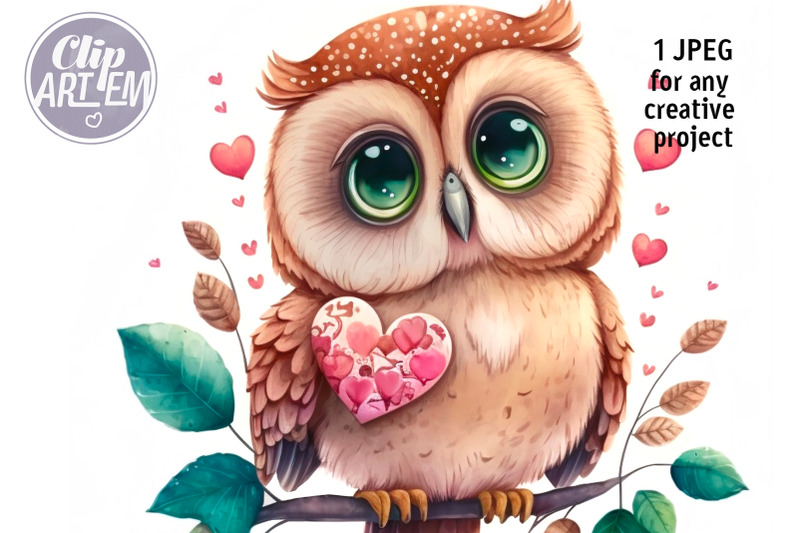 cute-baby-owl-with-heart-love-image-decor-watercolor-jpeg-file