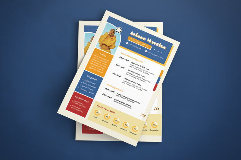 colorful-resume