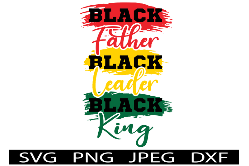 black-father-leader-king-juneteenth-svg-t-shirt-design