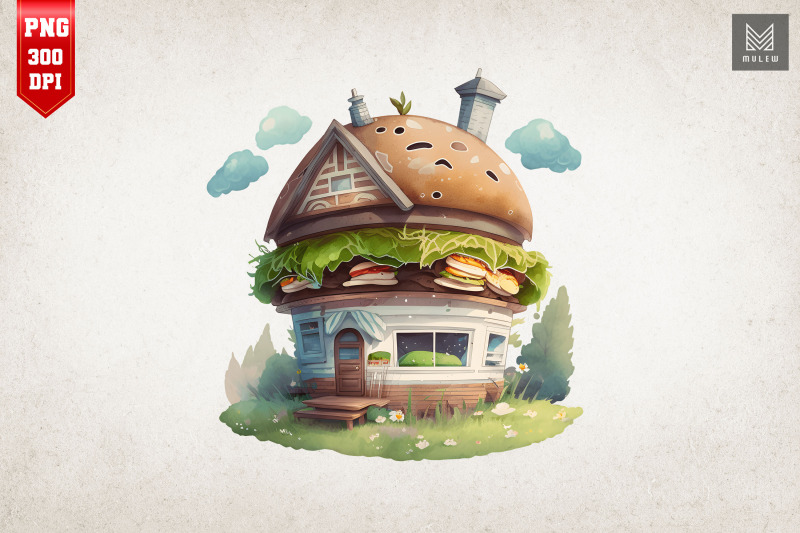 watercolor-hamburger-house-4