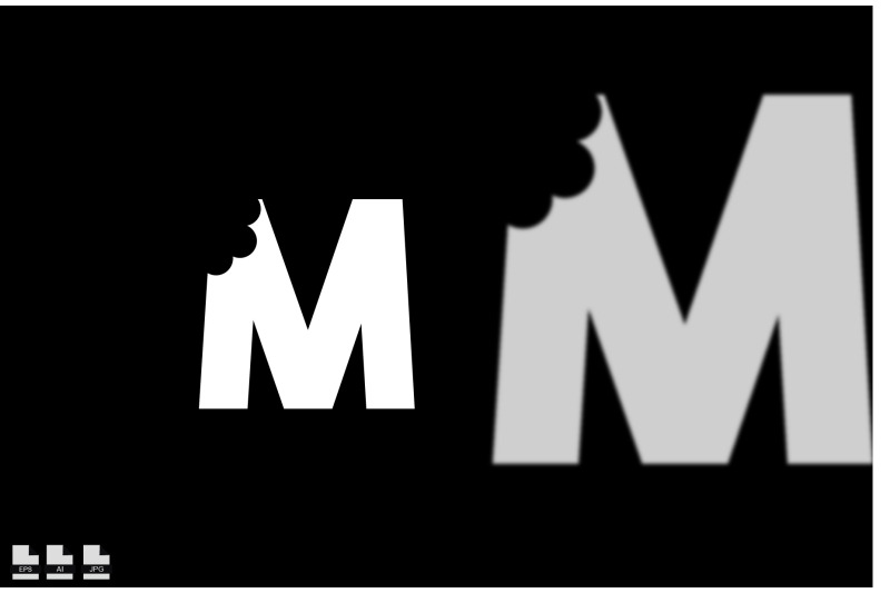 m-bite-letter-logo-unique-attractive-creative-modern-initial-m-logo-w