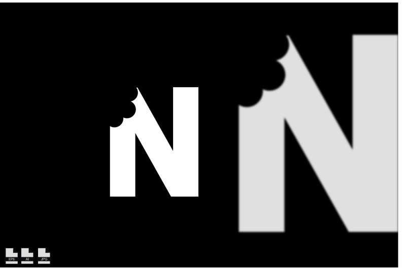 n-bite-letter-logo-unique-attractive-creative-modern-initial-n-logo-w