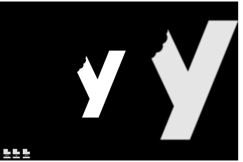 y-bite-letter-logo-unique-attractive-creative-modern-initial-y-logo-w