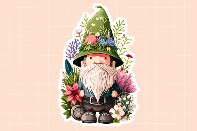 spring-gnomes-sticker-collection