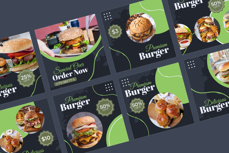 burger-instagram-post-template