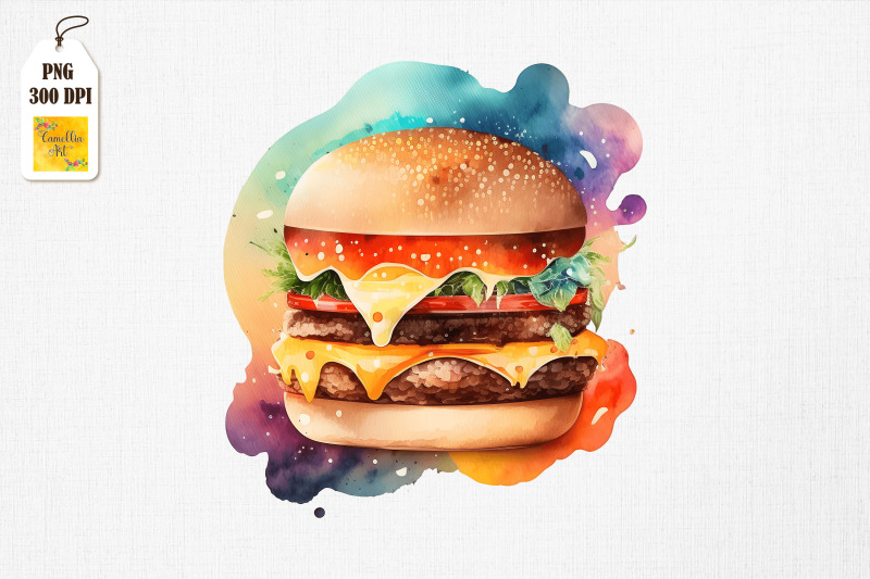 hamburger-lover-watercolor-13