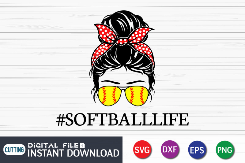 softball-life-messy-bun-svg