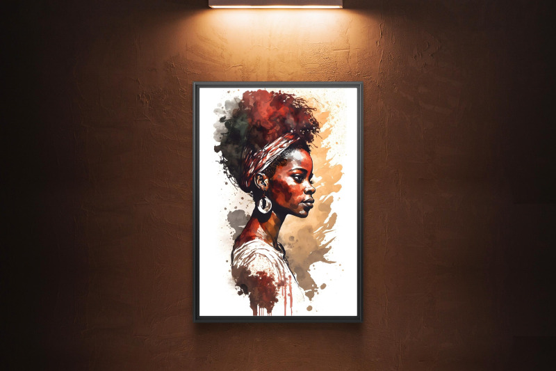 afro-women-wall-art-black-history-month-woman