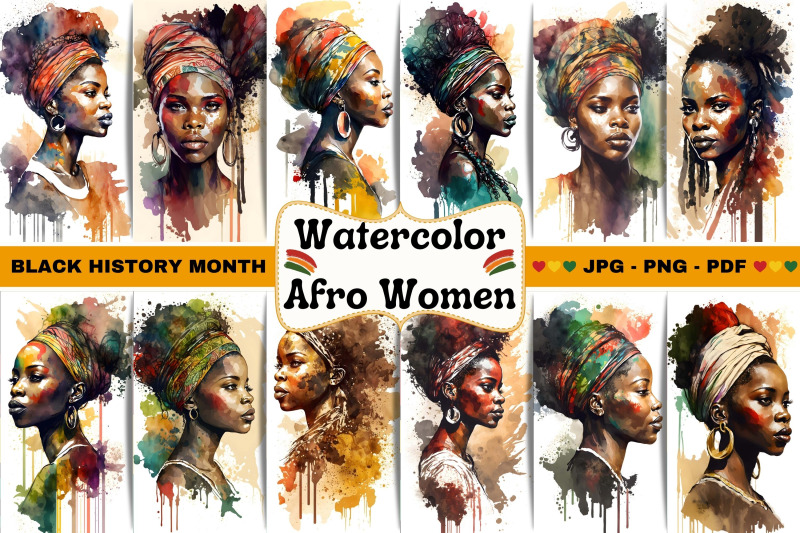 afro-women-wall-art-black-history-month-woman