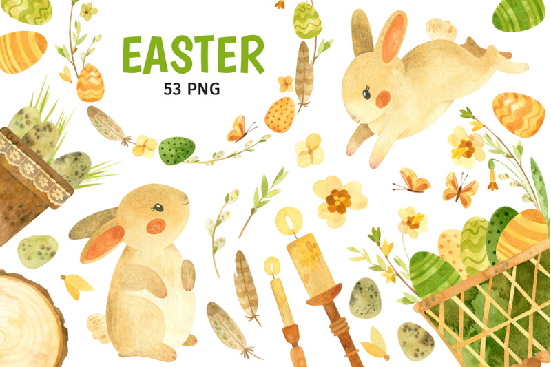 easter-eggs-cute-bunny-and-spring-flowers-watercolor-clipart