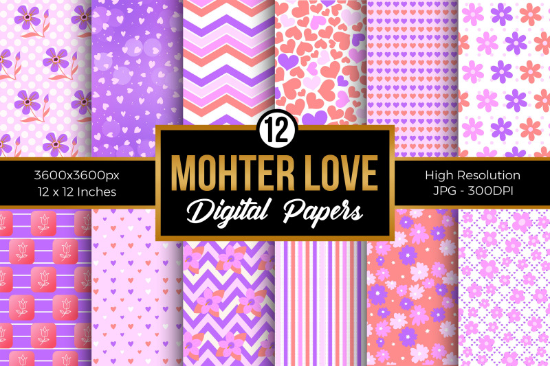 mother-day-digital-papers-mother-039-s-day-seamless-pattern