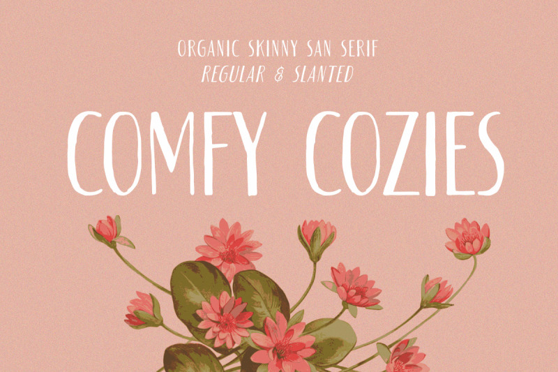 comfy-cozies-a-skinny-organic-sans-serif