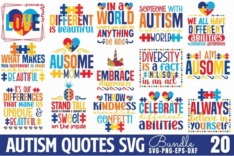 autism-quotes-svg-bundle