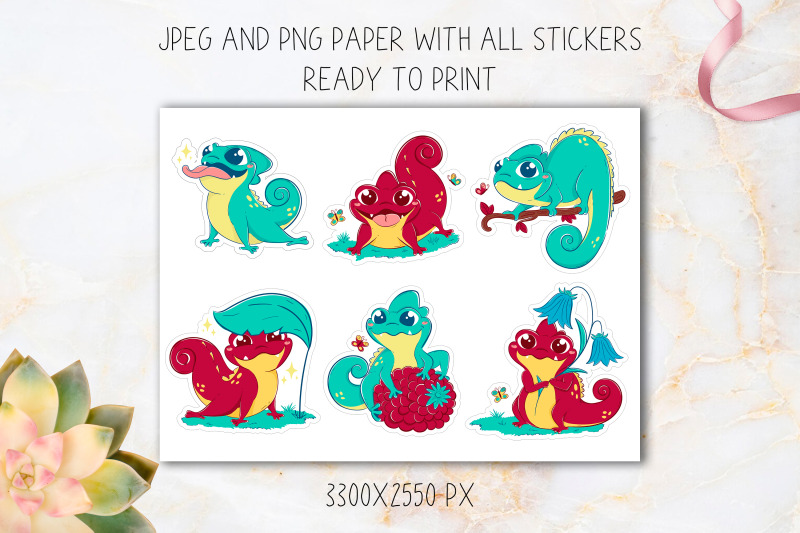 cute-kawaii-chameleon-stickers-6-spring-lizard-png