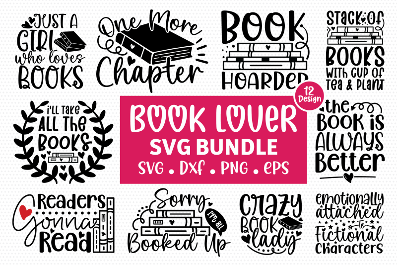 book-lover-svg-bundle