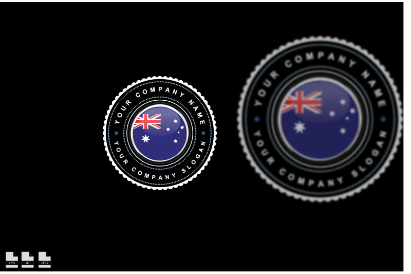 logo-design-with-australia-flag-concept-in-circle-blue-color-badge-v