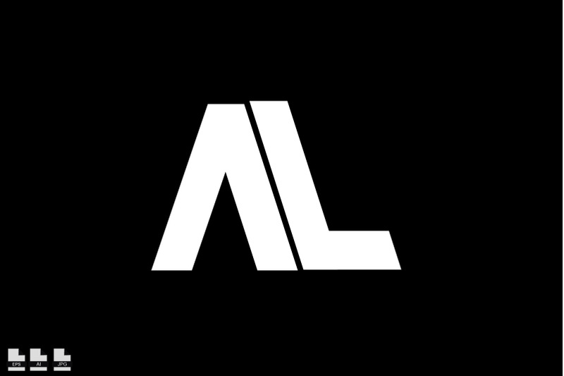 al-or-la-letter-logo-unique-attractive-creative-modern-initial-al-la