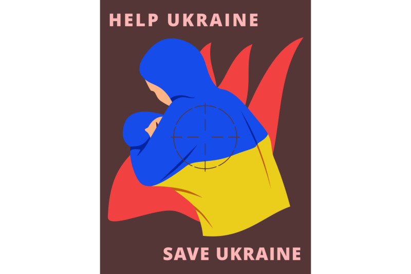 save-help-ukraine-stop-war-posters