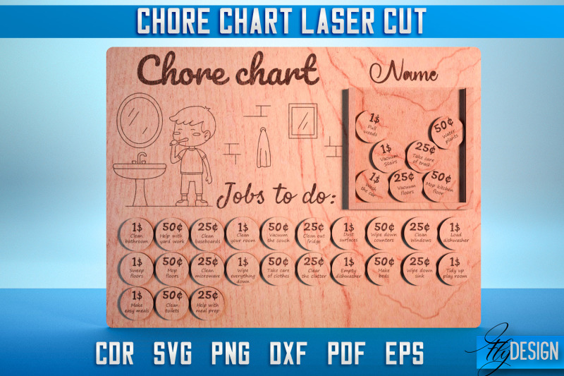 chore-chart-laser-cut-svg-chore-chart-svg-design-cnc-files