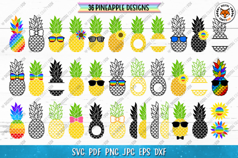 pineapple-monogram-bundle-svg-summer-cut-files-svg
