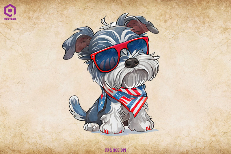 patriotic-miniature-schnauzer