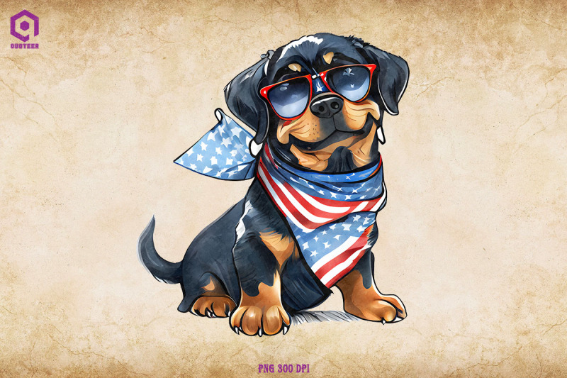 patriotic-rottweiler-dog-4th-of-july