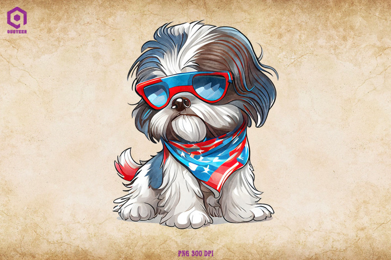 patriotic-shih-tzu-dog-4th-of-july