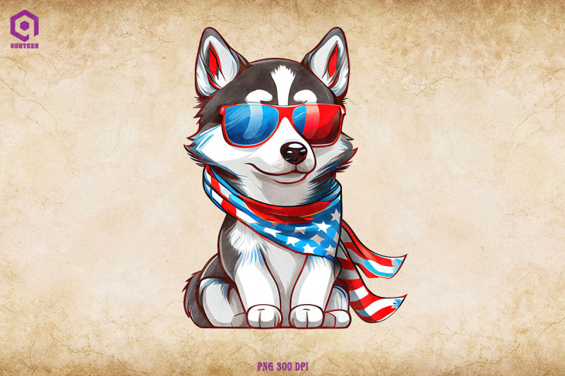 patriotic-siberian-husky-dog-4th-of-july