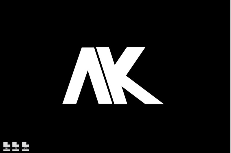 ak-or-ka-letter-logo-unique-attractive-creative-modern-initial-ak-ka