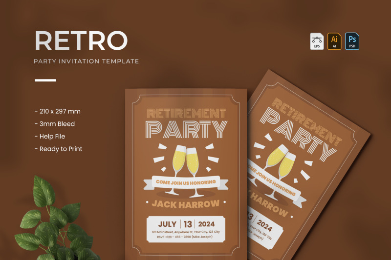 retro-party-invitation