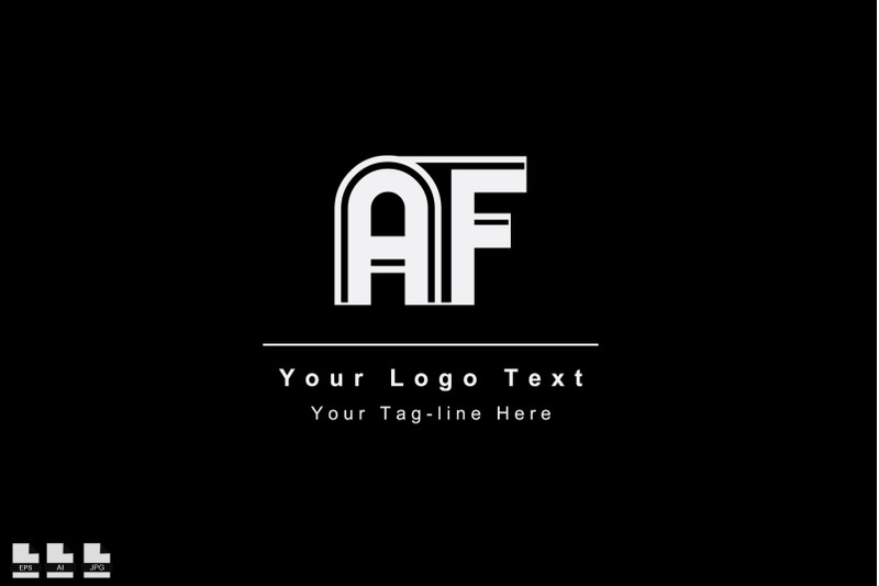 af-or-fa-letter-logo-unique-attractive-creative-modern-initial-af-fa