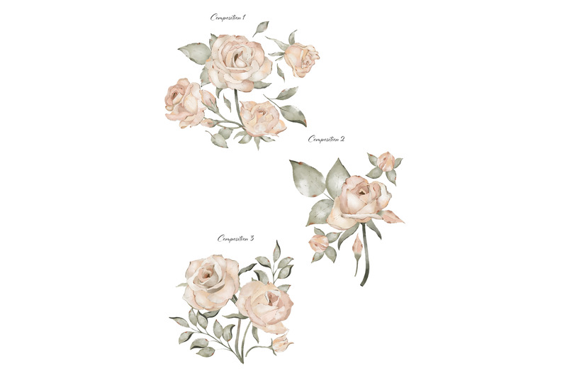 watercolor-roses-clipart-collection