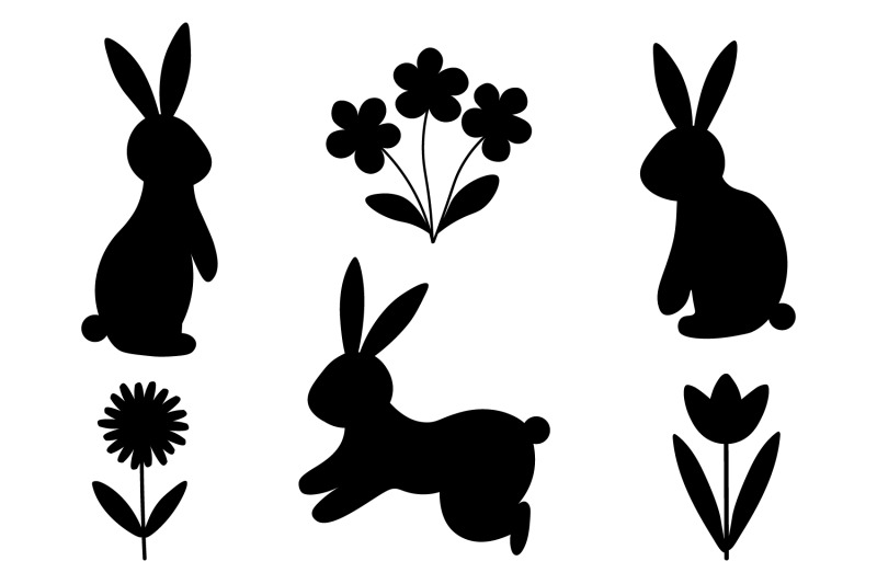 bunny-silhouette-svg-flowers-silhouette-bunny-sublimation