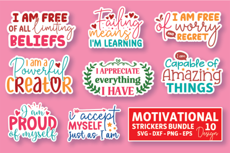 motivational-stickers-bundle