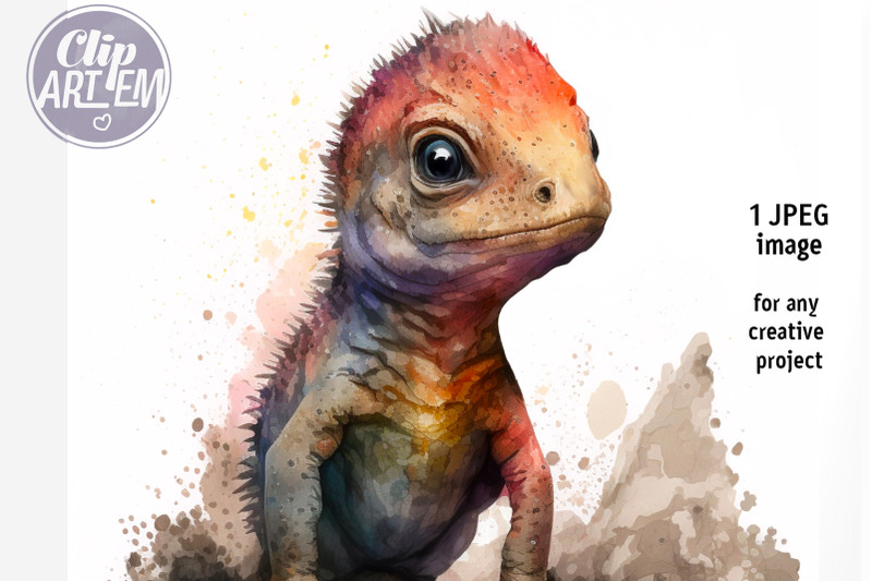 lizard-gecko-painting-digital-print-wall-art-watercolor-jpeg-image