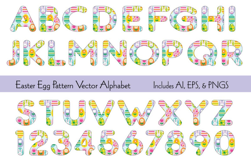 easter-egg-pattern-vector-alphabet