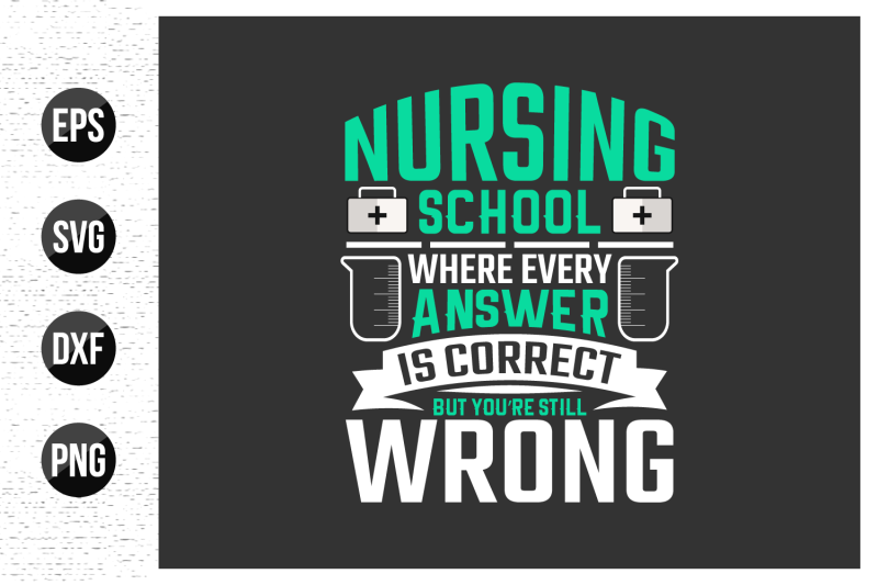 nurse-typographic-slogan-design-vector