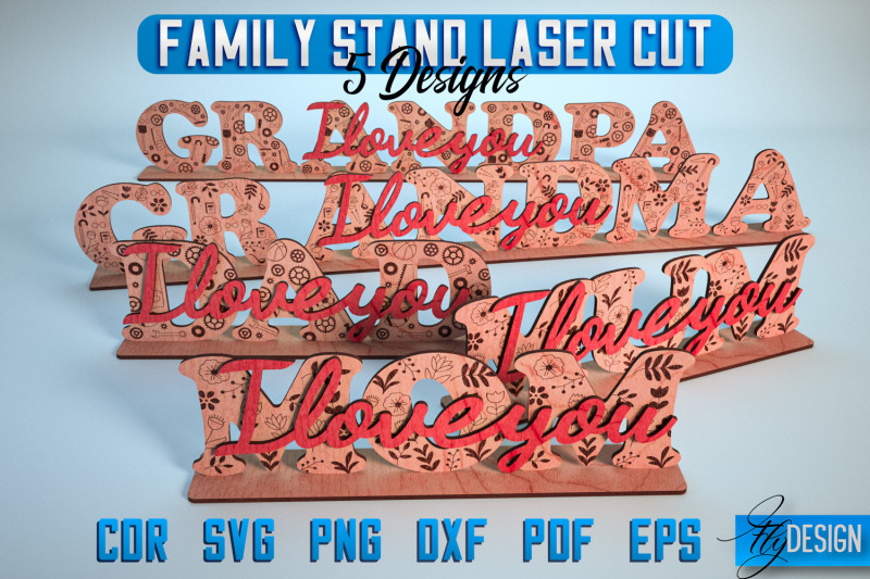 family-stand-laser-cut-svg-family-stand-svg-design-cnc-files