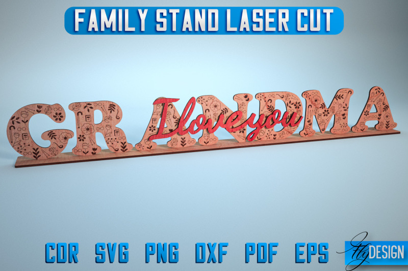 family-stand-laser-cut-svg-family-stand-svg-design-cnc-files