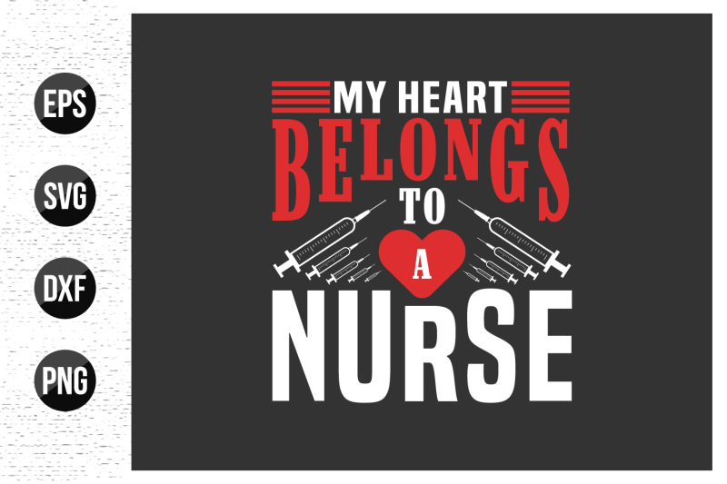 nurse-typographic-slogan-design-vector