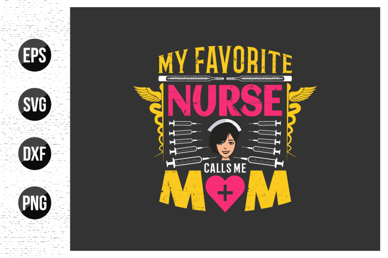 nurse-typographic-slogan-design-vector