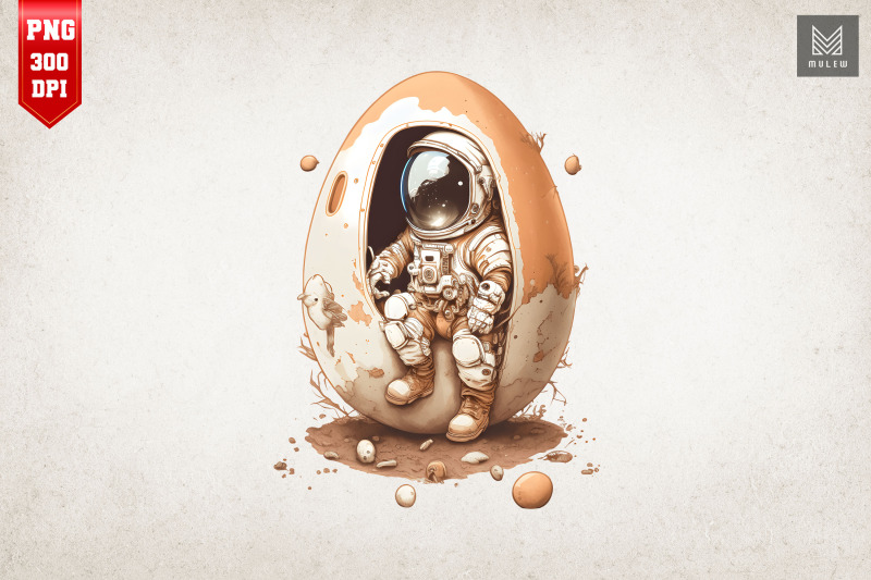 cute-astronaut-easter-watercolor-3