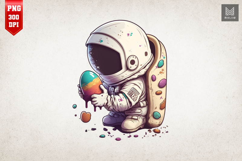 cute-astronaut-easter-watercolor-5