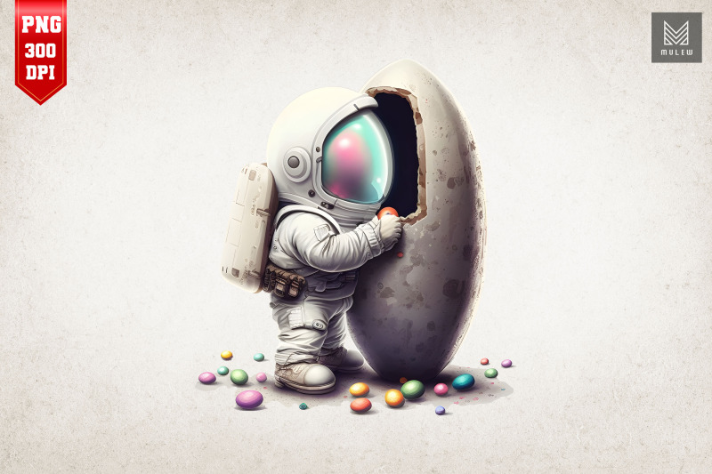 cute-astronaut-easter-watercolor-6