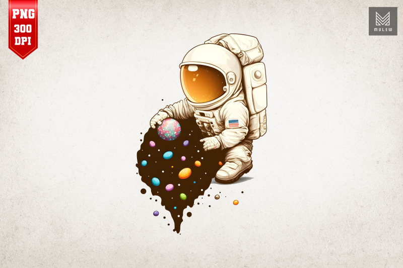 cute-astronaut-easter-watercolor-9