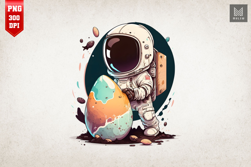 cute-astronaut-easter-watercolor-10